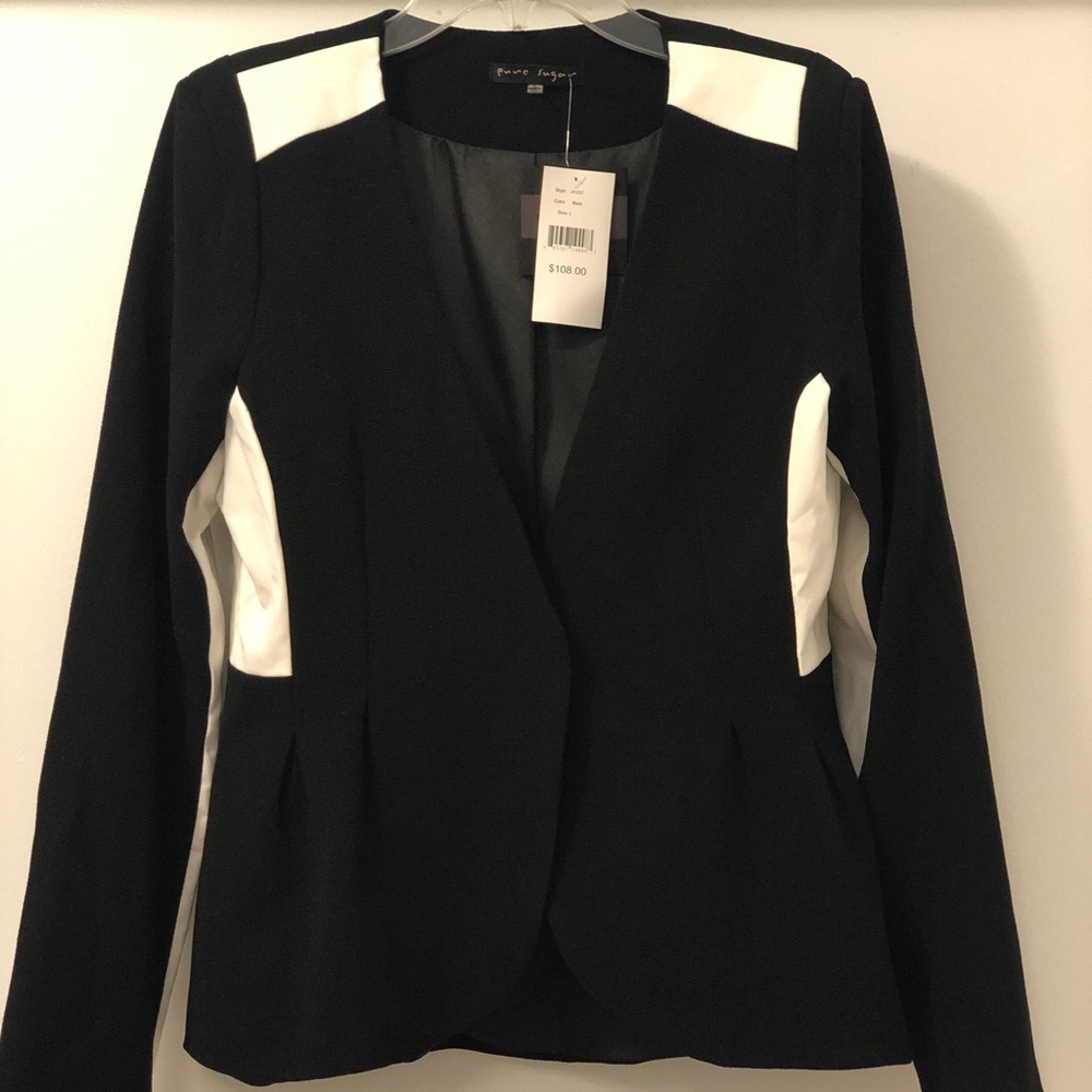 Mix Fabric Chic women’s Blazer